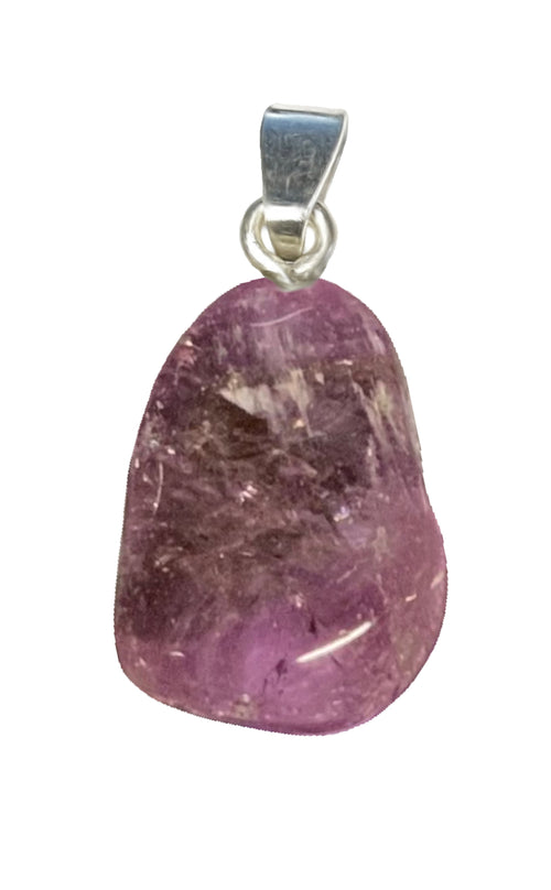 Amethyst Handschmeichler mit Silberanhängeröse