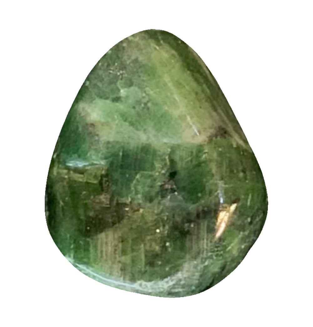 Chromdiopsid Trommelstein
