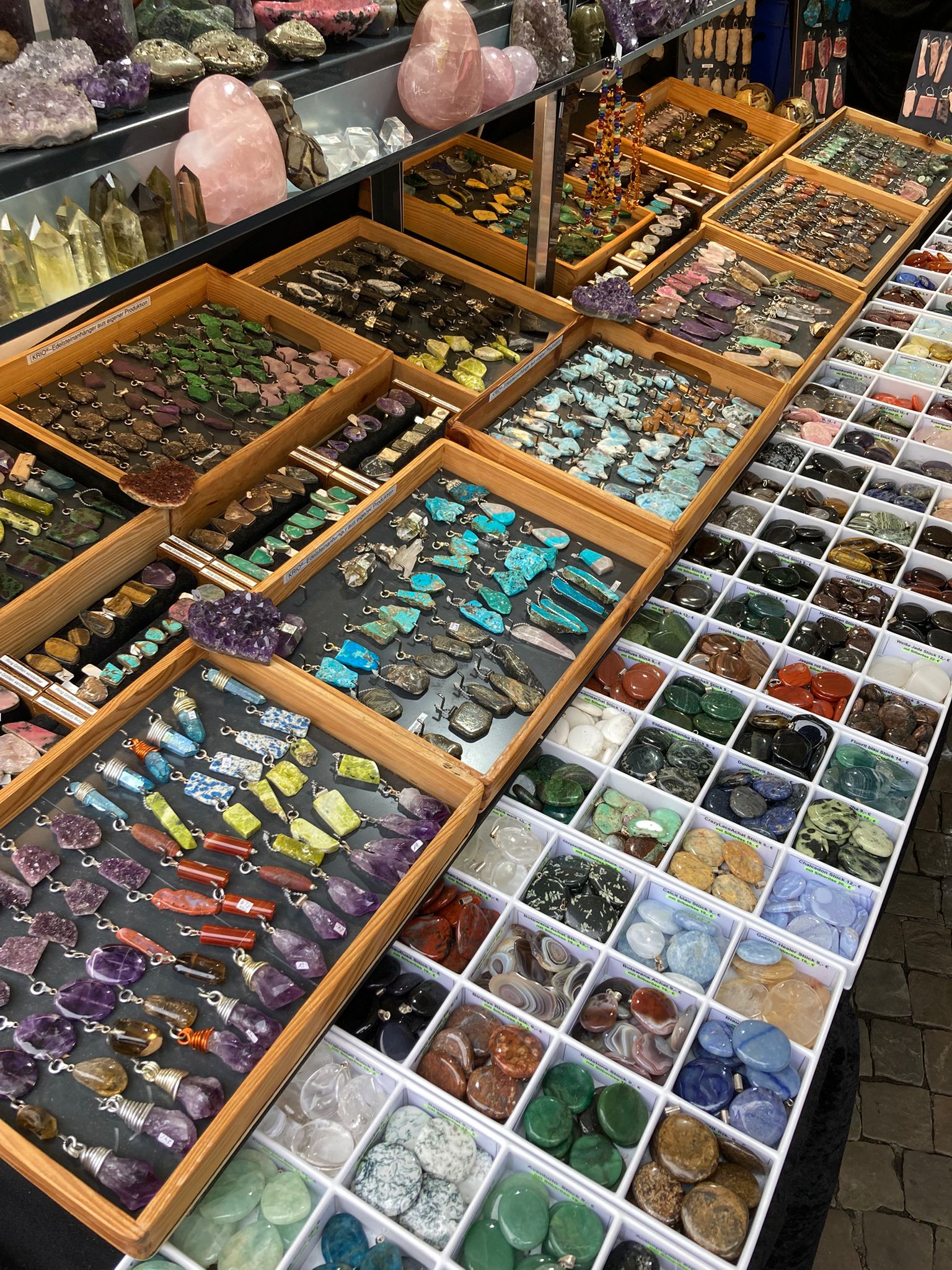 Messestand mit unserem vielfältigen Angebot