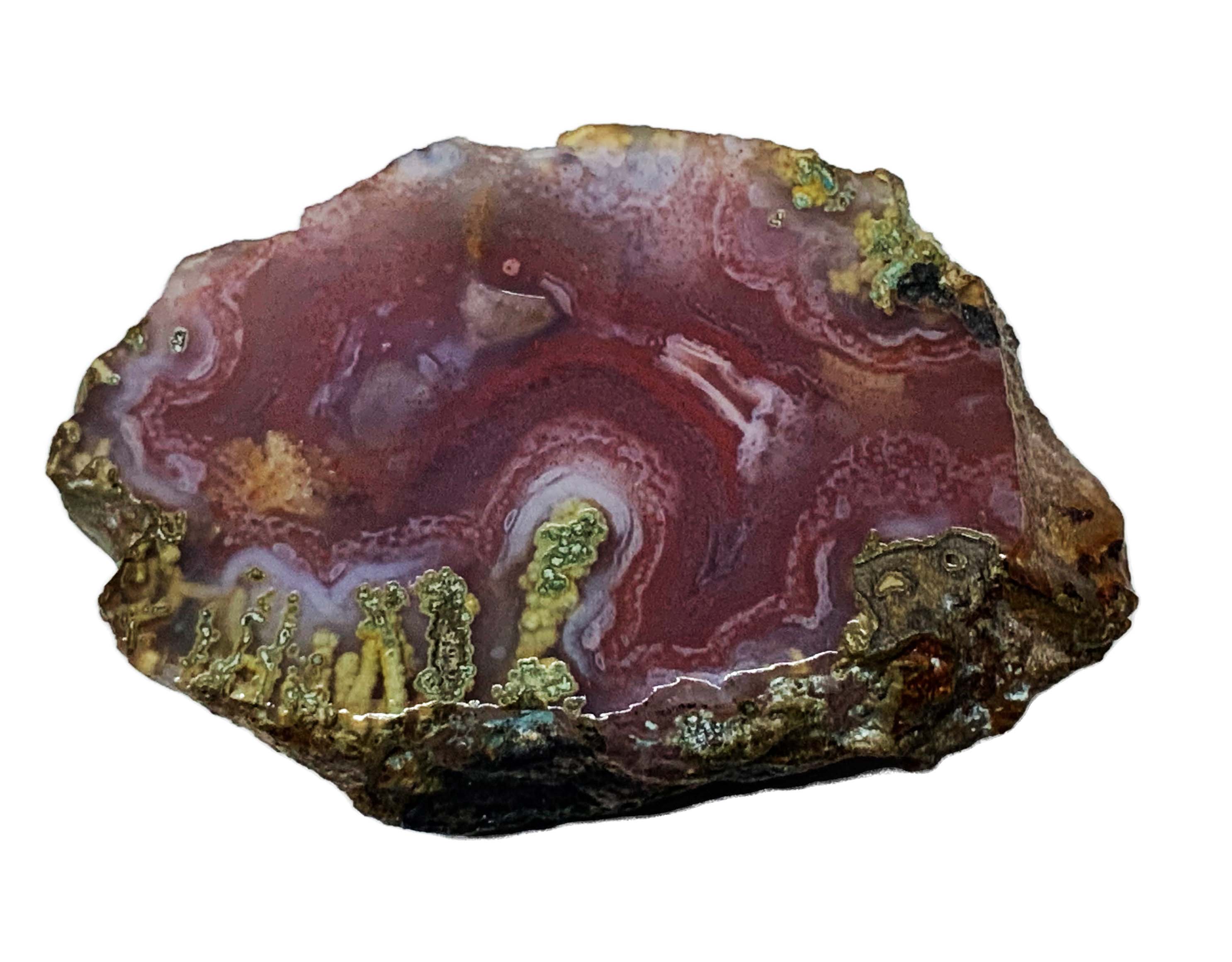Hälfte einer Achatgeode