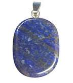 Lapislazuli Anhänger mit Silber-V-Öse
