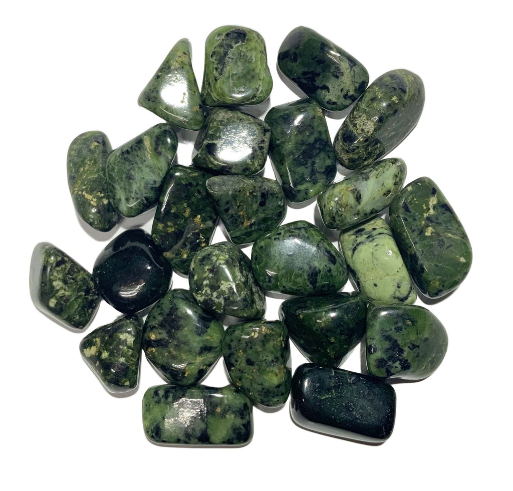 Sammelbild von Serpentin Antigorith Handschmeichlern