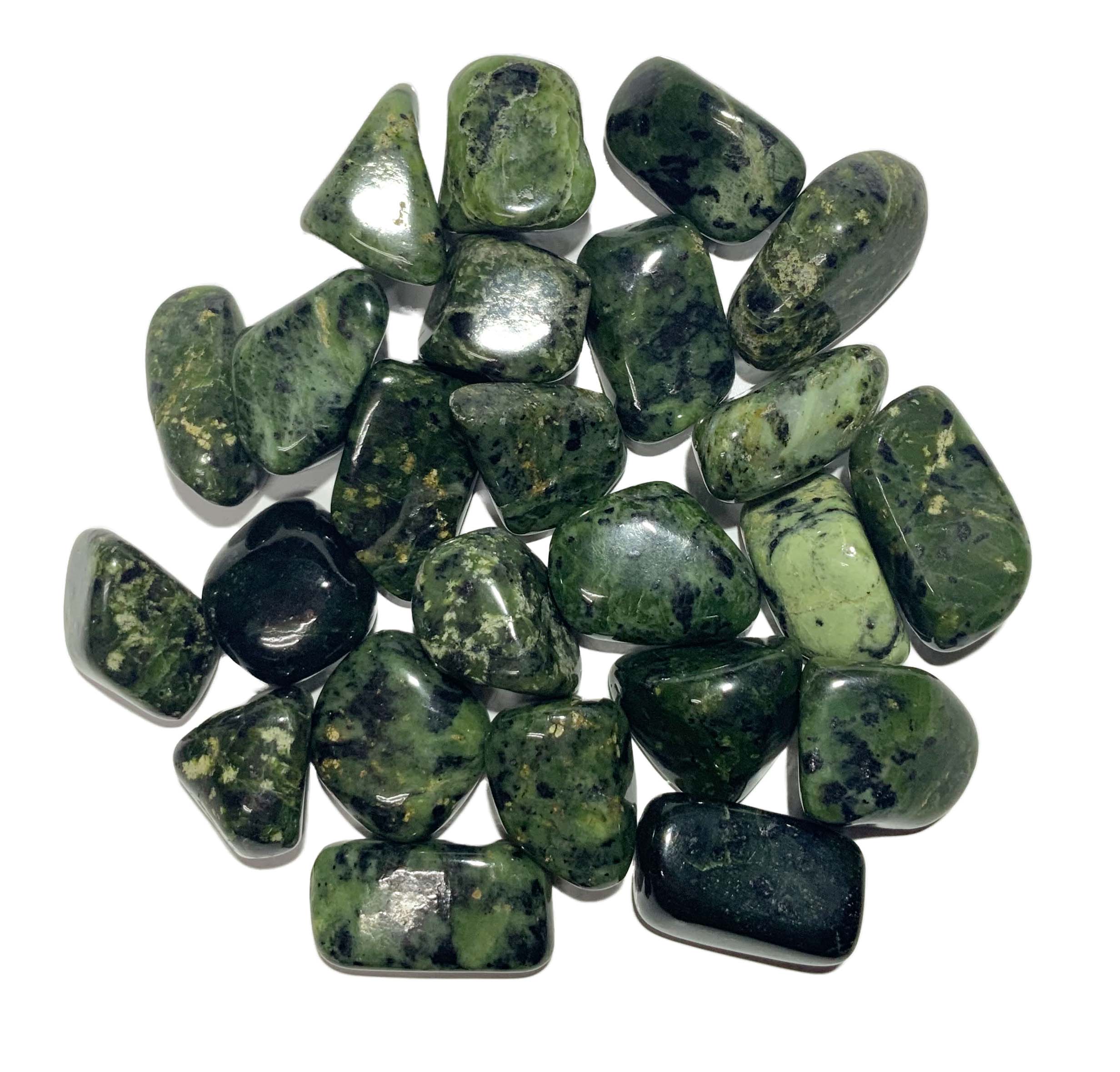 Sammelbild von Serpentin Antigorith Handschmeichlern