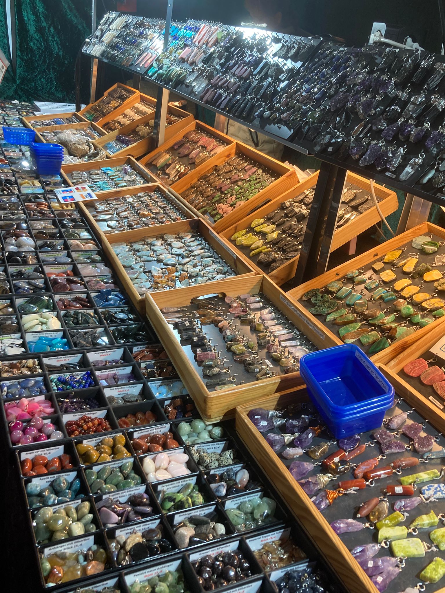 Messestand mit unserem vielfältigen Angebot