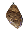 Boulderopal Anhänger mit Silber-Röhrchenöse