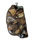 Boulderopal Anhänger mit Silber-V-Öse