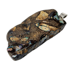 Boulderopal Anhänger mit Silber-V-Öse