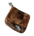 Boulderopal Anhänger mit Silber-V-Öse