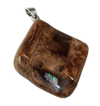 Boulderopal Anhänger mit Silber-V-Öse