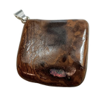 Boulderopal Anhänger mit Silber-V-Öse