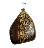 Boulderopal Anhänger mit Silber-V-Öse