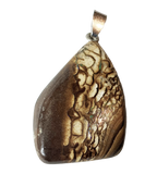 Boulderopal Anhänger mit Silber-V-Öse