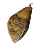 Boulderopal Anhänger mit Silber-Röhrchenöse
